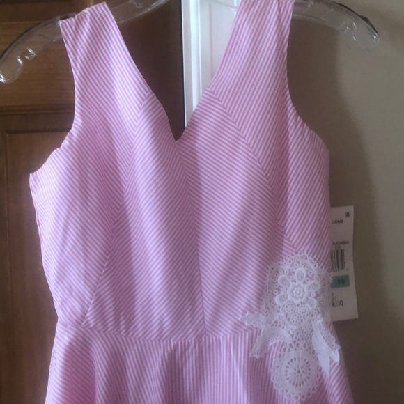 Rare Editions Dresses Big Girls Dress Size 6 Fuchsia And White Pin